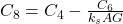 C_8 = C_4 - \frac{C_6}{k_sAG}