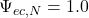 \Psi_{ec,N}=1.0